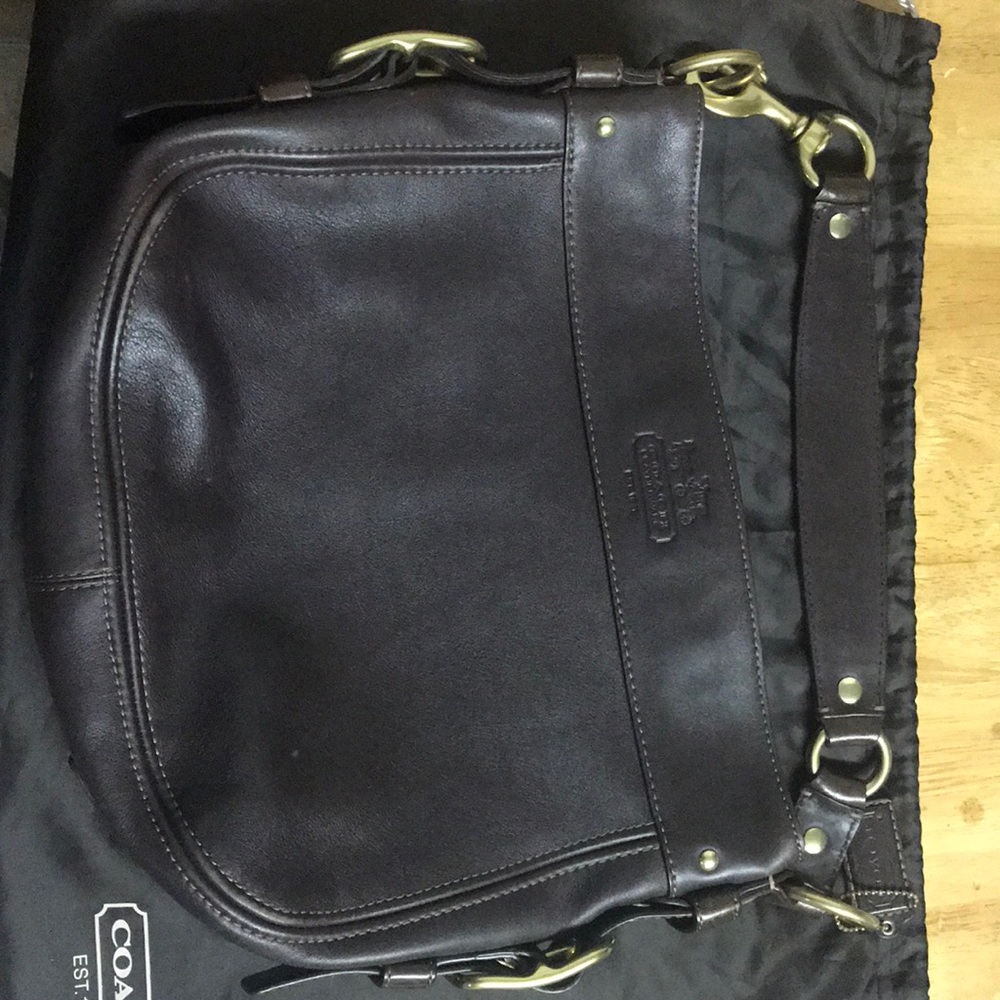 Coach leather purse